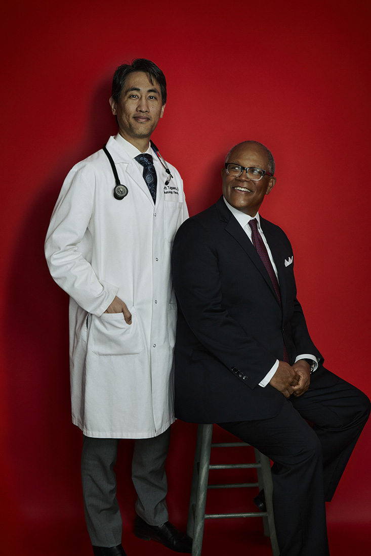 Dr. Scott Tagawa and Ty Williams
