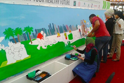 Qatar's citizens bid to create world's largest painting