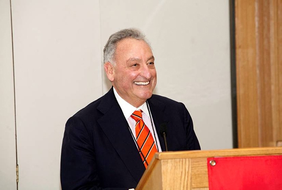 Sanford I. Weill, chairman of Weill Cornell's Board of Overseers, announces that the school completed its Discoveries that Make a Difference Campaign by raising $1.3 billion. All photos: Janet Charles