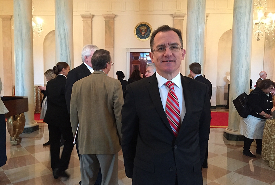 Dr. Mark Rubin at The White House on Jan. 30, 2015.