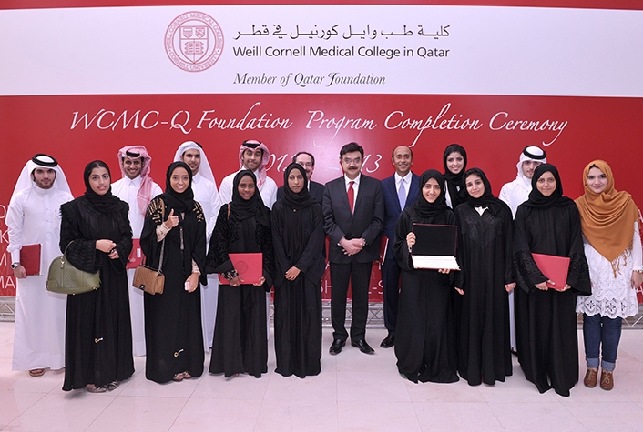 Sixteen Weill Cornell Medical College in Qatar students completed the Foundation Program