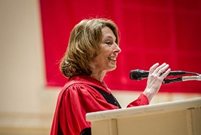 Dr. Laurie Glimcher addresses Class of 2013 at Carnegie Hall