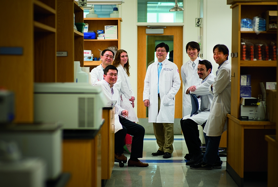 Dr. Augustine M.K. Choi and laboratory team