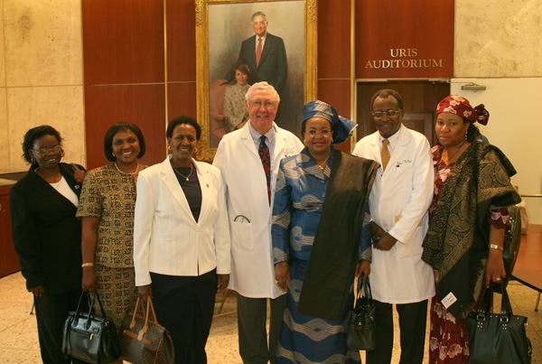 Dr. Imani Swila, Elizabeth Mahiga, Margaret Sitta, Dr. Warren Johnson, Salma Kikwete, Dr. Estomih Mtui and Fatuma Mwasa