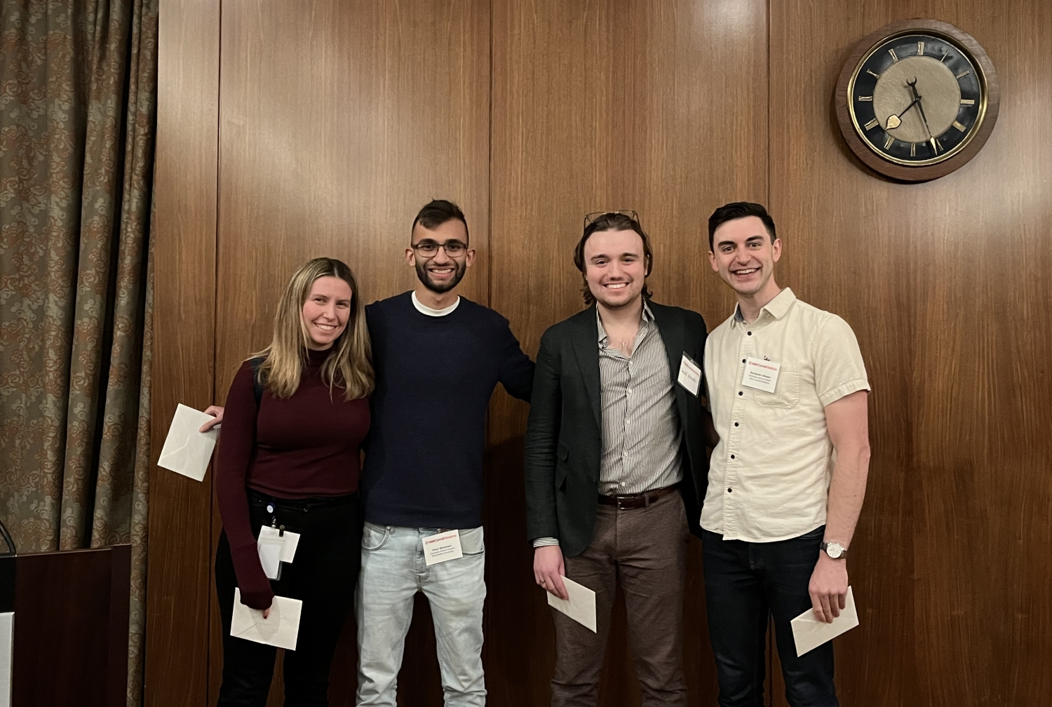 Group photo taken during ABI final pitch event