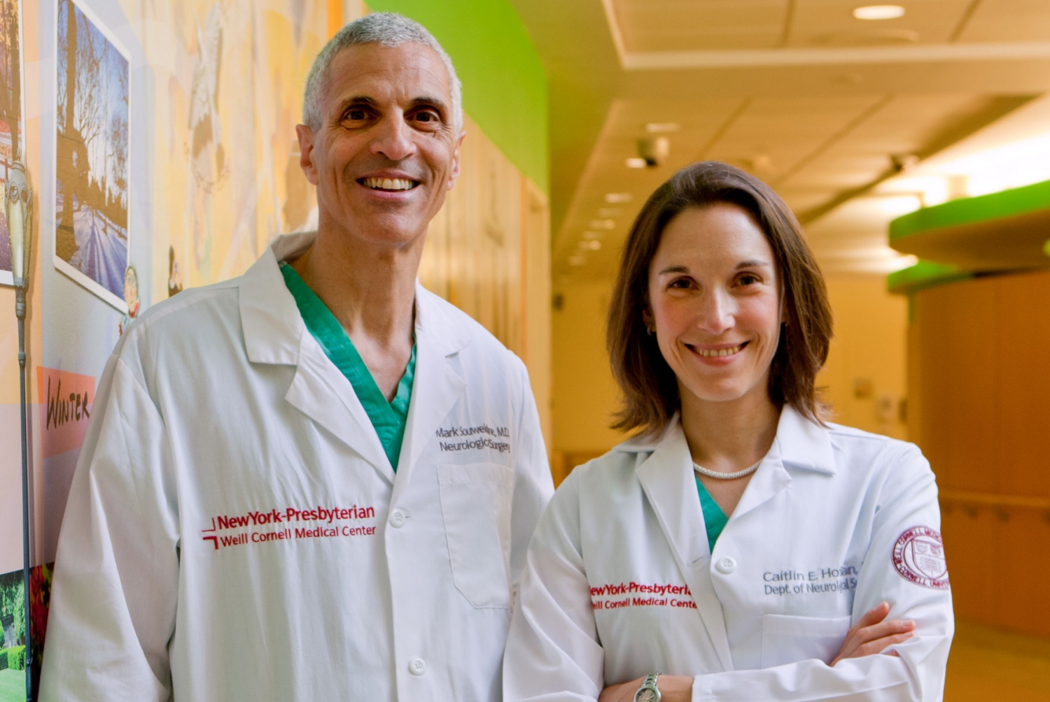 Mark Souweidane and Caitlin Hoffman