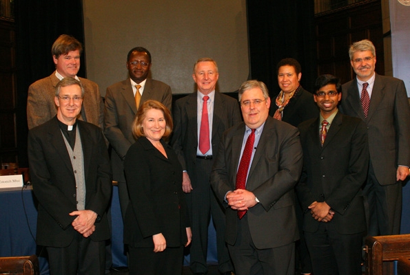 Dr. Daniel Fitzgerald, Dr. Estomih Mtui, Dr. Gotto, Dr. Storey-Johnson, Dr. Pablo Rodriguez del Pozo, Dr. Le Jacq, Dr. Atkinson, Dr. Fins and Sandeep Kishore 