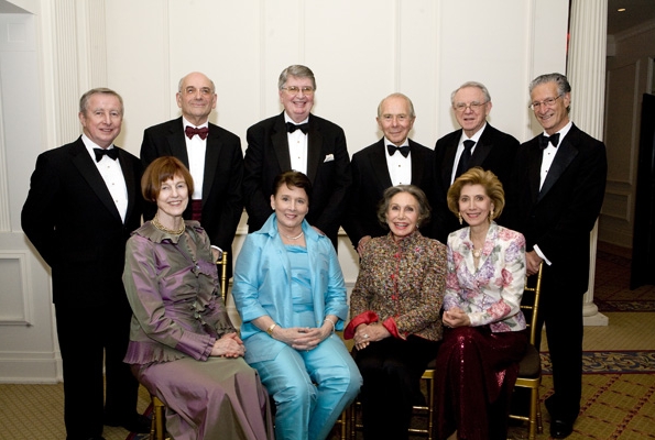 Dr. Antonio M. Gotto Jr., Dr. Jack D. Barchas, Arthur Mahon, Maurice R. Greenberg, Dr. Herbert Pardes, Dr. Peter M. Guida, Dr. Rosemary Stevens, Myra Mahon, Corinne Greenberg, Bernadette Castro.