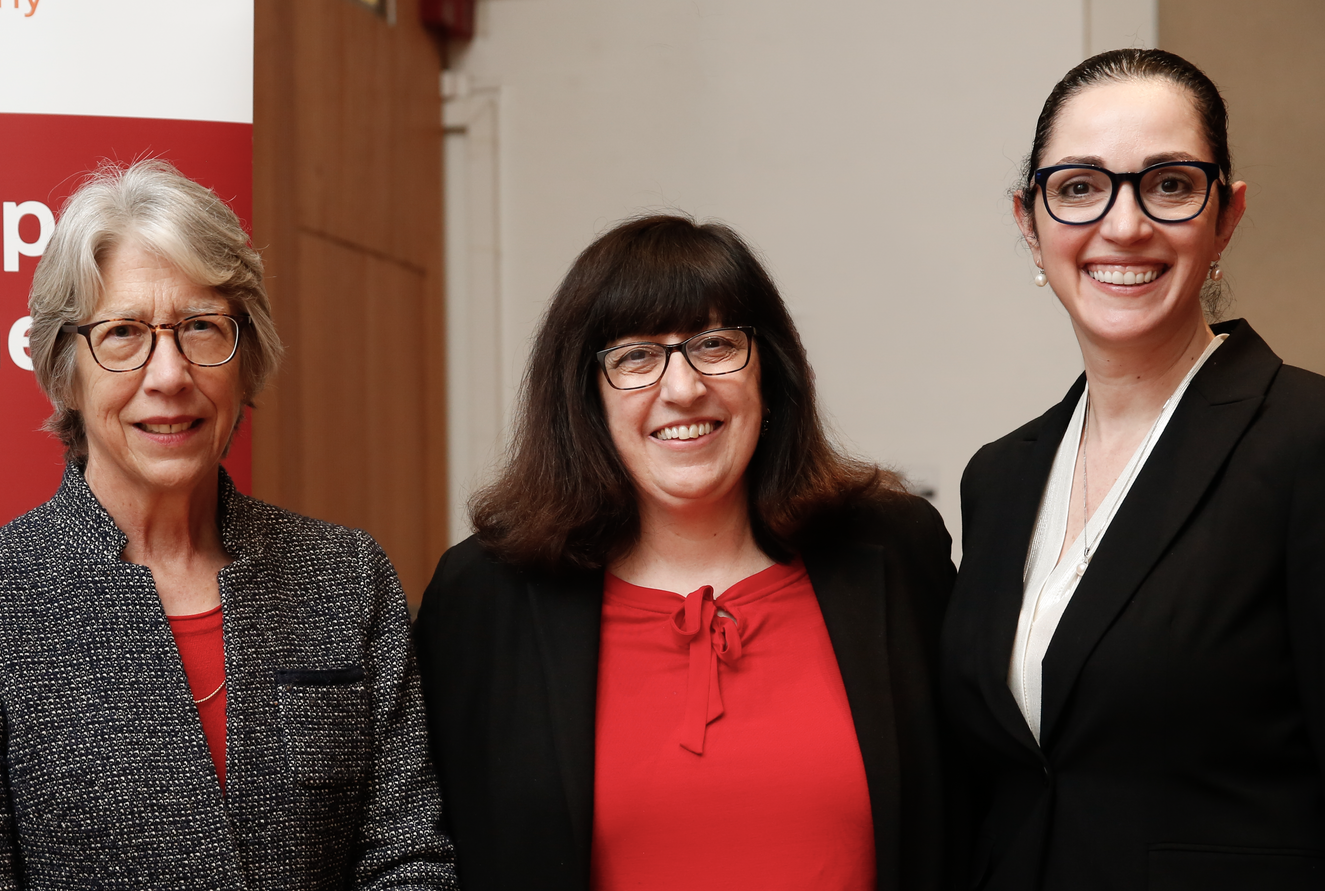 Dr. Katherine Hajjar, Martha Pollack and Dr. Ruth Gotian