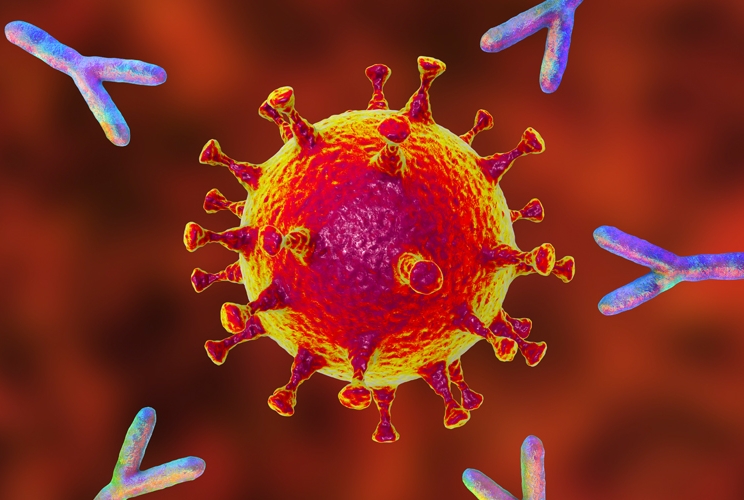 illustration of covid 19 virus