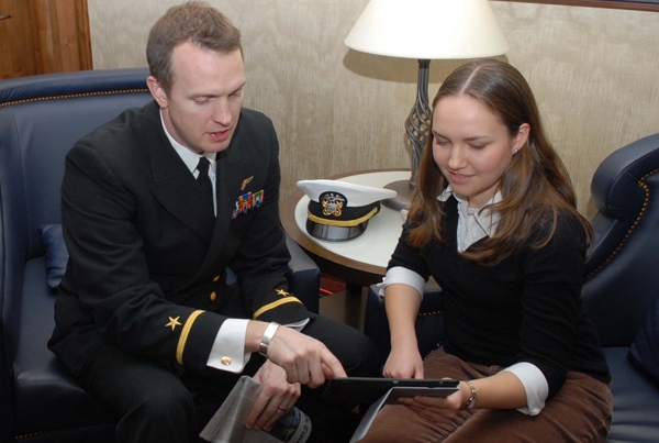 Steven Kelsey and Sarah Haviland: recipients of the U.S. Navy's Health Professions Scholarship Program