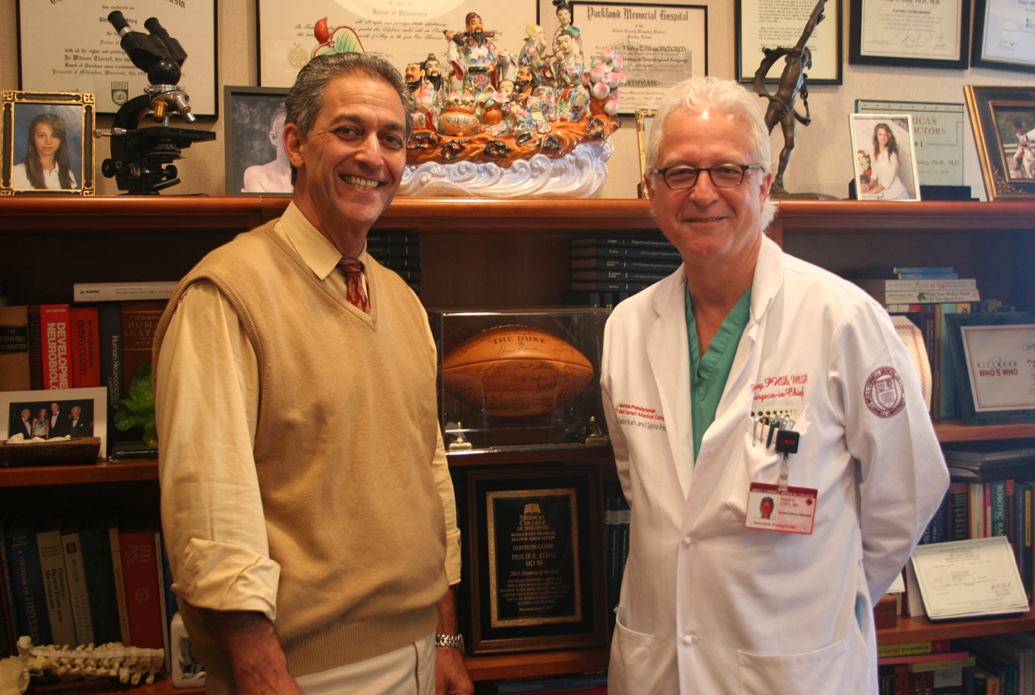Drs. Barry E. Kosofsky and Philip E. Stieg