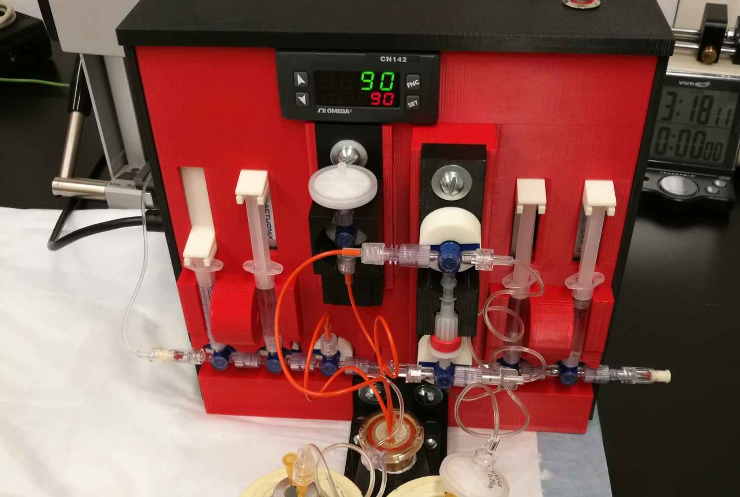 A 3-D-printed automated synthesis unit prototype