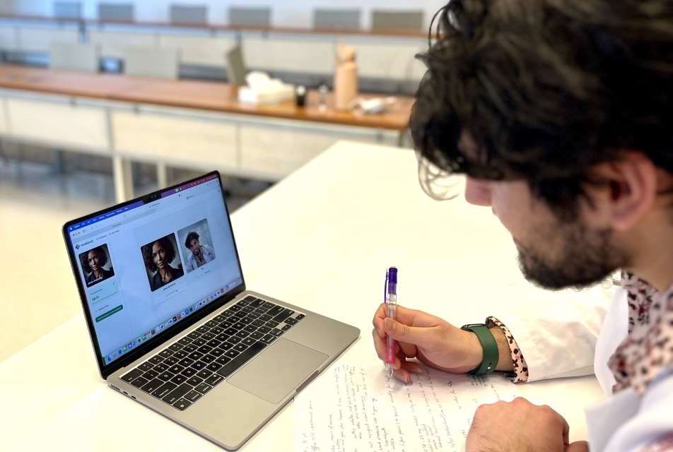 Medical student use AI to learn patient communications
