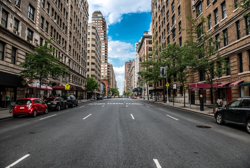 NYC empty street