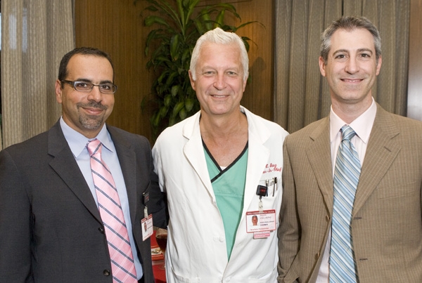 Drs. Philip Stieg, Athos Patsalides and Jeffrey Greenfield