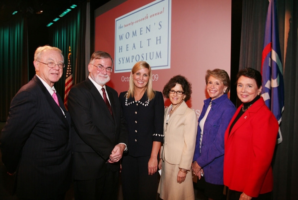 Women's Health Symposium: Drs. Herbert Pardes, Andrew Schafer, Melanie Bloom, Orli Etingin; with Joan Weill and Myra Mahon