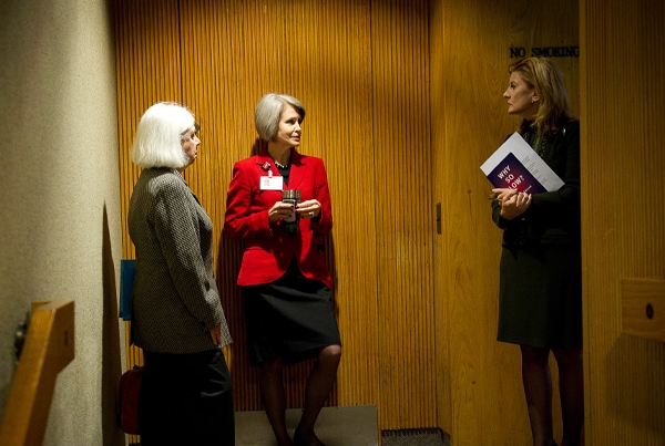 Drs. Virginia Valian, Debra Leonard and Rache Simmons
