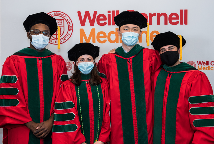 students at their graduation ceremony