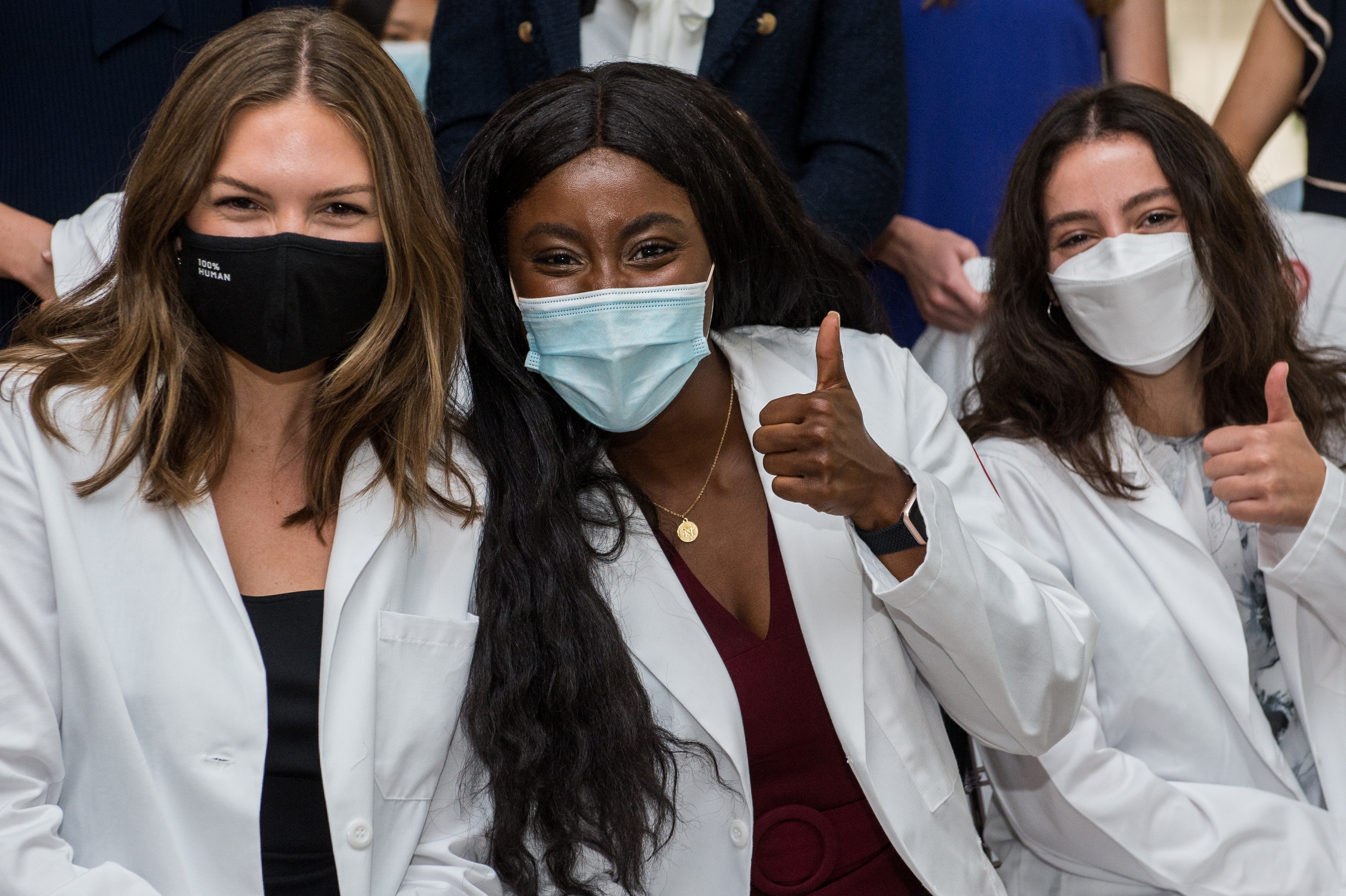 First-Year Medical Students Don White Coats During Historic Year | Newsroom