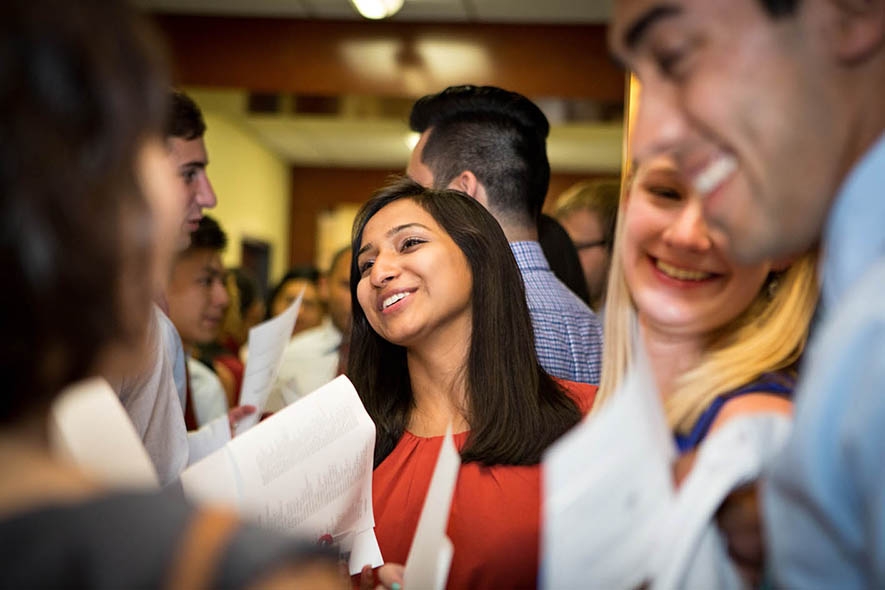 Shokhi Goel, Weill Cornell's 2019 White Coat Ceremony.