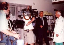 Dr. Roger Yurt talks to NBC Nightly News correspondent Bob Bazell about the treatment of patients who suffered serious burns at the World Trade Center disaster.