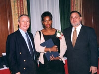 Rosemarie Malcolm honored for 15 years of service.