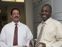 Fred Ortiz and Ewart Johnson