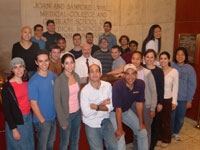 Members of Weill Cornell's Class of 2006 on campus after a screening of "The PBL Experience."