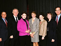 Dr. Louis Aronne; Dr. Herbert Pardes; Myra Mahon and Joan Weill (Co-chairs); Dr. Orli Etingin; Dr. Lisa Callahan; and Dr. Neil Kavey.