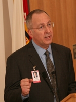 Cornell President David Skorton delivers his first Grand Rounds lecture