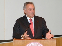 Sanford Weill, chairman of the Board of Overseers, commends the Medical College on its successes