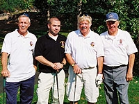 Joe Hodgens, Bill Leahy, Jimmy Curran and James Fitzgerald of the NewYork Firefighters Burn Center Foundation.