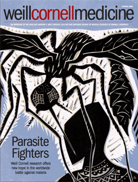 Weill Cornell Medicine magazine publication: Parasite Fighters