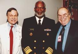 Dr. Satcher with Dr. Oliver Fein, professor of clinical medicine and clinical public health, and program director of the David Rogers Health Policy Colloquium at Weill Cornell, and Dr. Victor Sidel, Distinguished University Professor of Social Medi