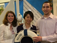 Radiology staff members Jennifer Hess, Rowena Yip and Michael Klingler