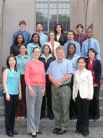 The 2006 Gateways students with Ruth Gotian, administrative director of the MD-PhD Program, and Dr. Olaf Andersen, director of the MD-PhD Program.