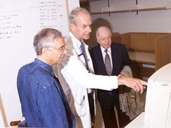 Dr. M. Flint Beal, chairman of the Department of Neurology and Neuroscience and principal investigator for the department's new Neurodegenerative Disease Research Center, explains some of the scientific work to be conducted