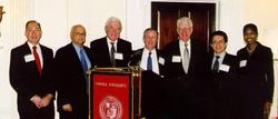 New members of the Dean's Circle with Dean Gotto