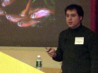 Michael Bruno lectures on the pros and cons of genetically modified organisms, utilizing the recently developed "Glowfish" as an example.