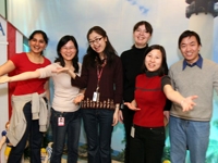 Opthalmology graduate student Prabha Sarangi; and opthalmology postdocs Szu-Yi Chou, Ya-Chu Hsu, Natalia Gruzdeva, Yongen Chang and Aiqun Li.