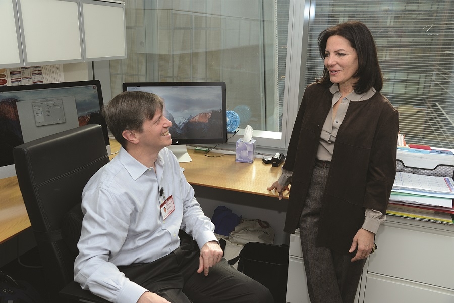 Dr. Prigerson with her husband, Dr. Paul Maciejewski, her partner in life and work.