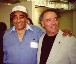 Dr. Eloy Rodriguez tours the lab with U.S. Congressman Charles Rangel