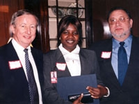Suzanne Baly honored for 5 years of service.