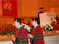 Weill Cornell graduates joined in a ceremonial march in Carnegie Hall.