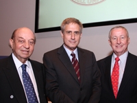 The Honorable Hushang Ansary, Bob Bazell and Dr. Antonio M. Gotto Jr.