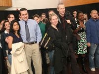 Weill Cornell students with their Match Day results