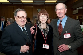 Drs. Aaron Esman, Rosemary Stevens and Jay Rohrlich.