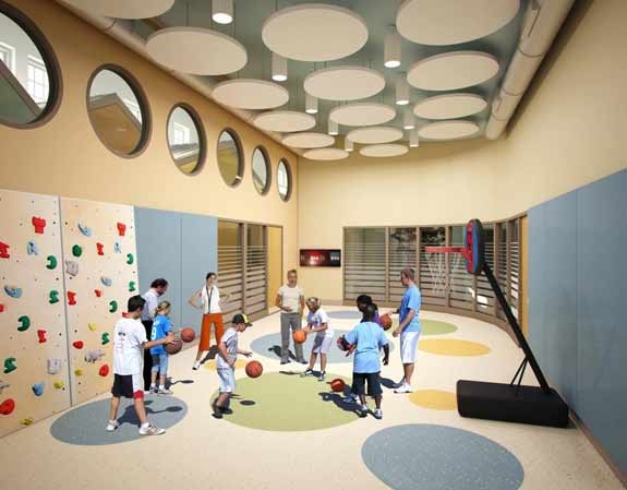activity room at The Center for Autism and the Developing Brain