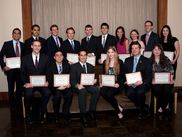 The 2011 Distinguished Housestaff Award recipients